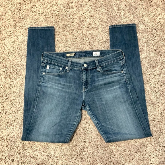 AG “Nikki” Relaxed Skinny in Medium Blue - Picture 5 of 12